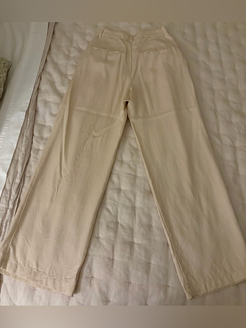 Reformation Petites Mason Pant Oyster - Size 2P - Picture 7 of 7